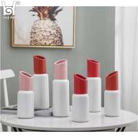 ceramic glazed flower vase with lipstick mould for home tabletop decorative flower  vase