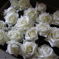 artificial silk flower white rose for wedding decoration