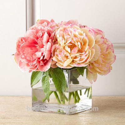 BALLERINA Square Glass Vases Wedding Centerpieces