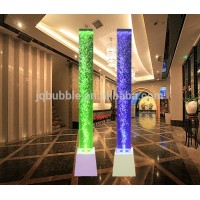 Square decorative led bubble tube lighted columns for wedding decorating