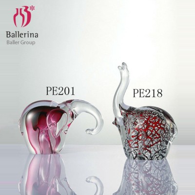 BALLERINA Brand Handcraft Elephant Glass Ornament