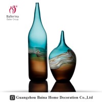 BALLERINA new design hand blown glass ornaments large colored glass vase