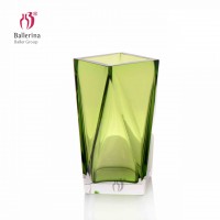 High Quality Handicraft Modern Style Green Glass Vases