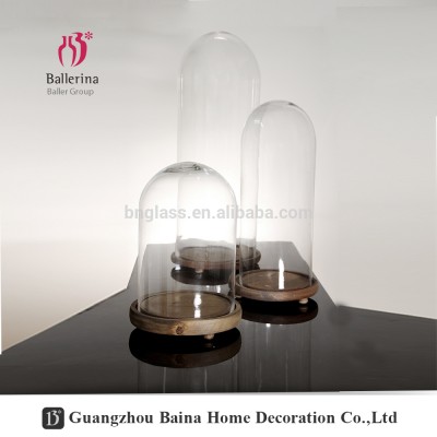 BALLERINA Handmade Clear Glass Bell Jar